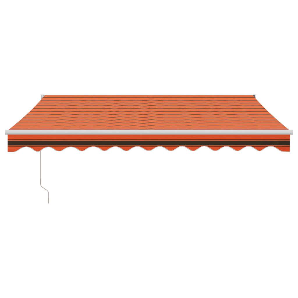 Toldo retráctil Amarillo y Blanco con Marco Antracita 3 x 2,5 m