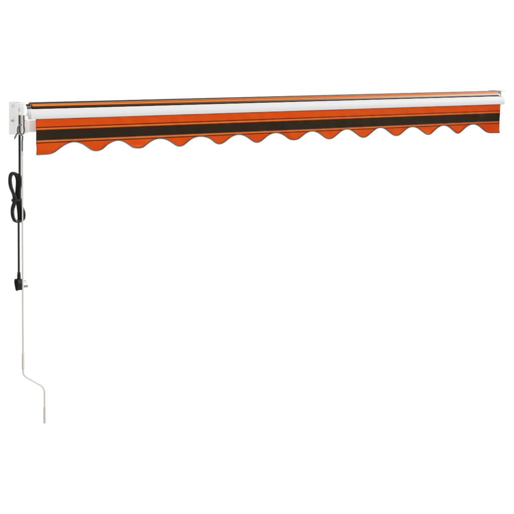 Toldo retráctil Amarillo y Blanco con Marco Antracita 3 x 2,5 m