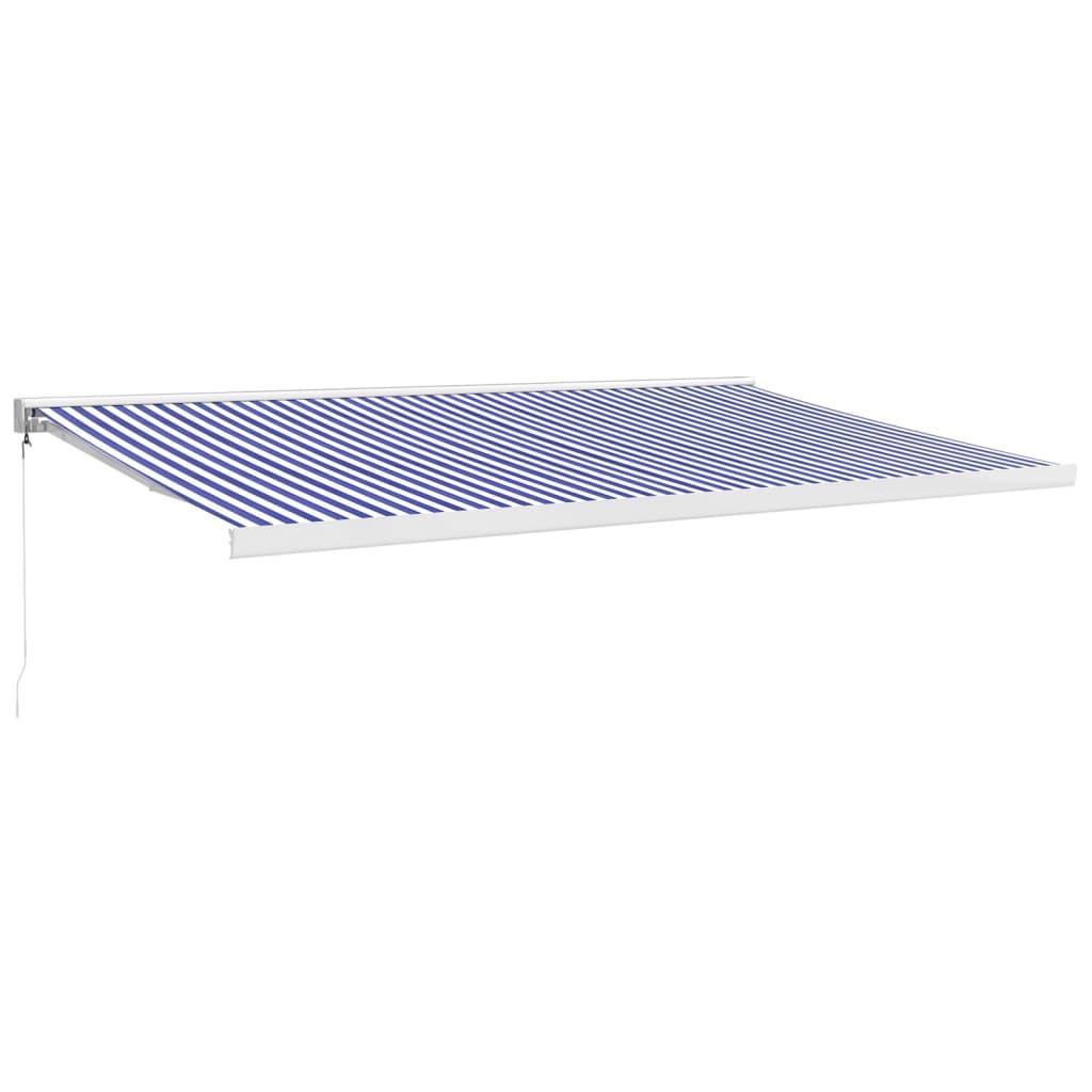 Toldo retráctil Amarillo y Blanco con Marco Antracita 3 x 2,5 m