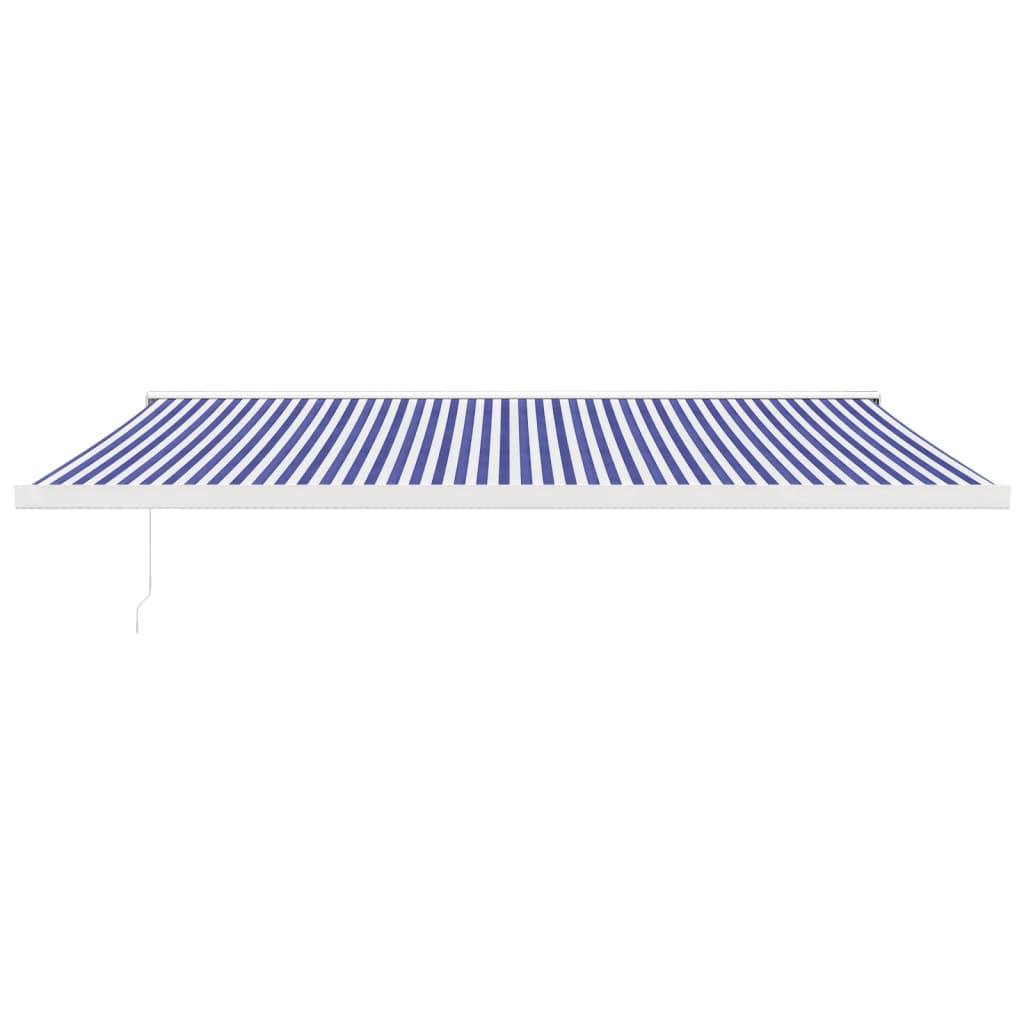 Toldo retráctil Amarillo y Blanco con Marco Antracita 3 x 2,5 m