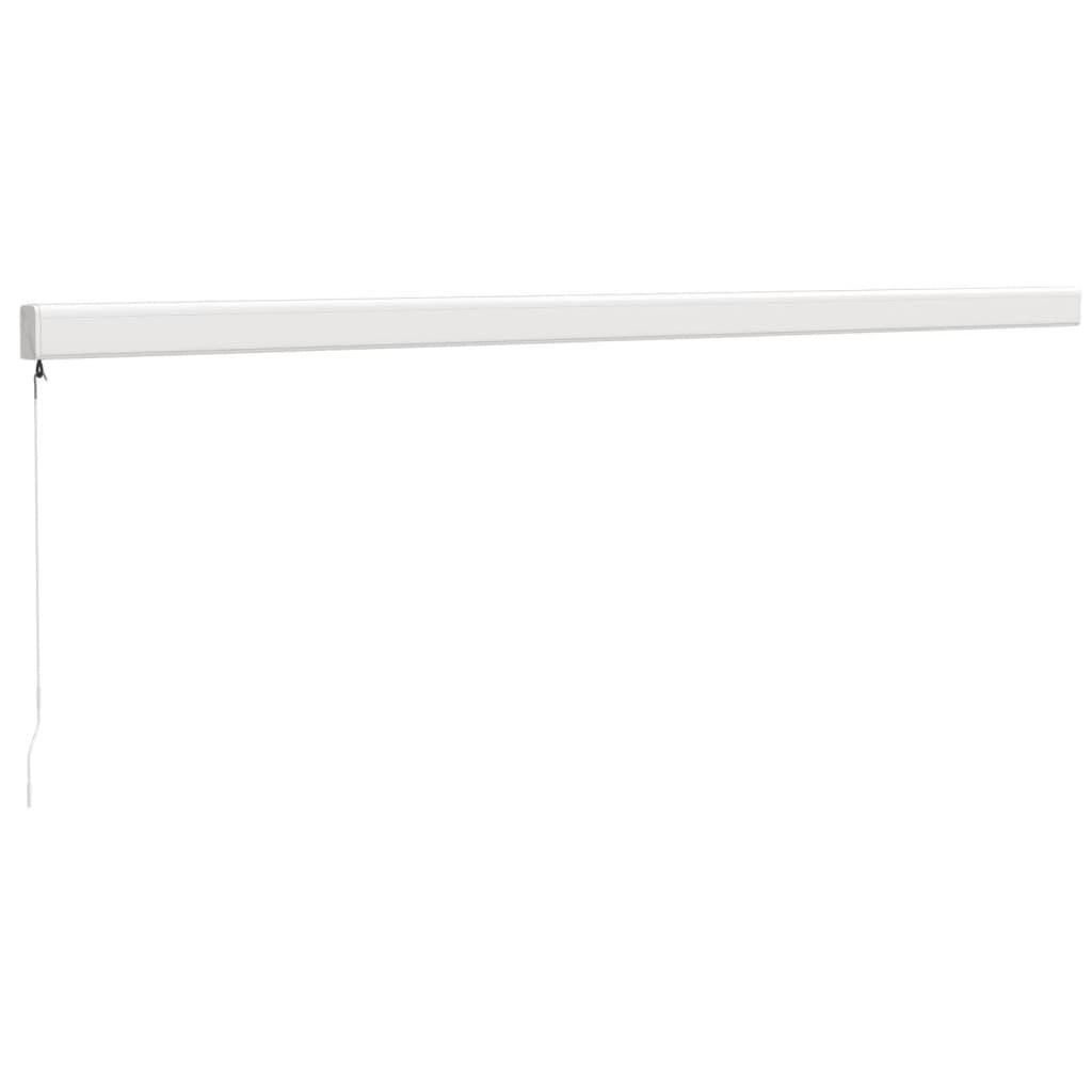 Toldo retráctil Amarillo y Blanco con Marco Antracita 3 x 2,5 m