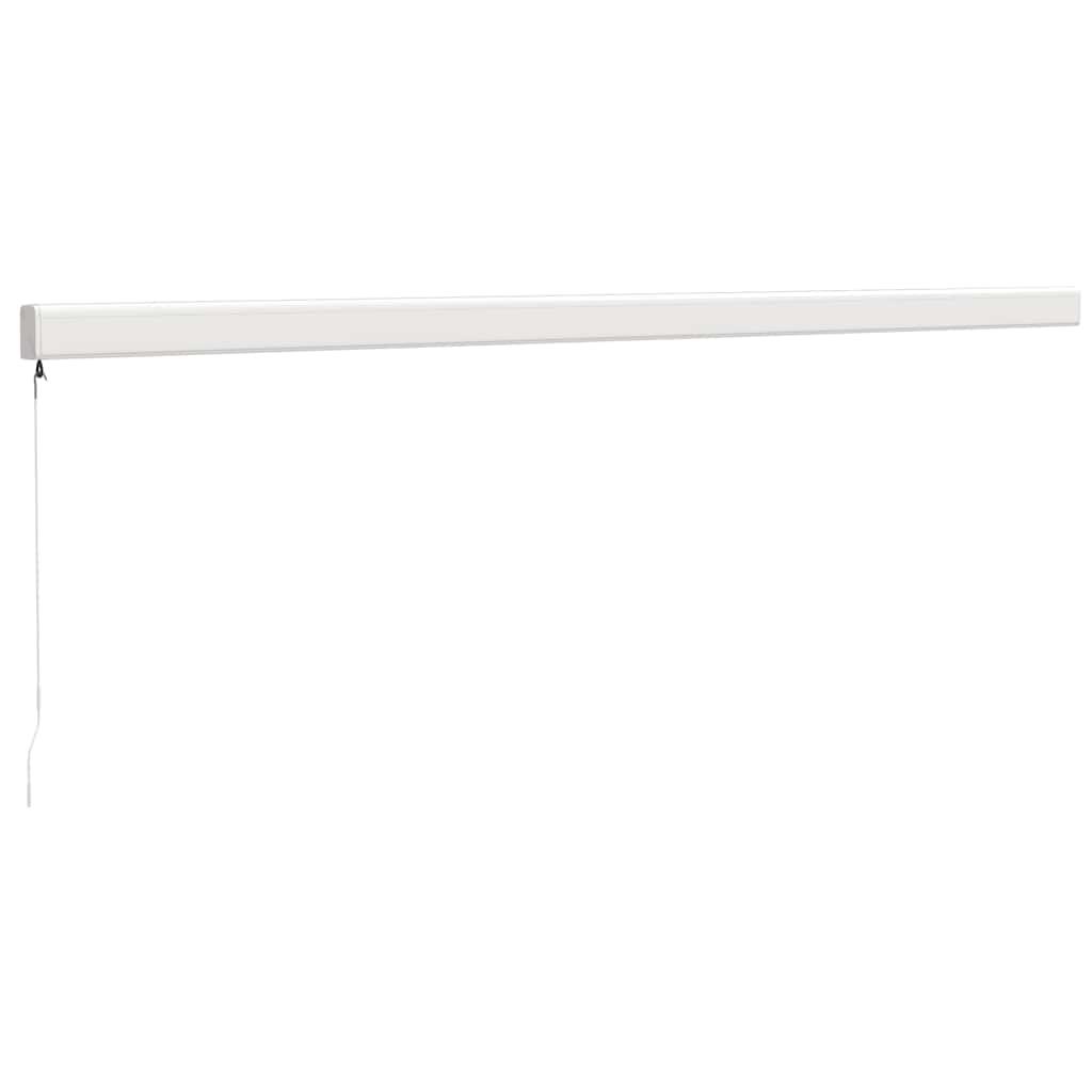 Toldo retráctil Amarillo y Blanco con Marco Antracita 3 x 2,5 m