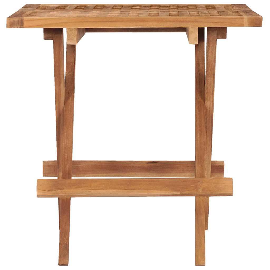 Mesa plegable de jardín madera maciza de teca