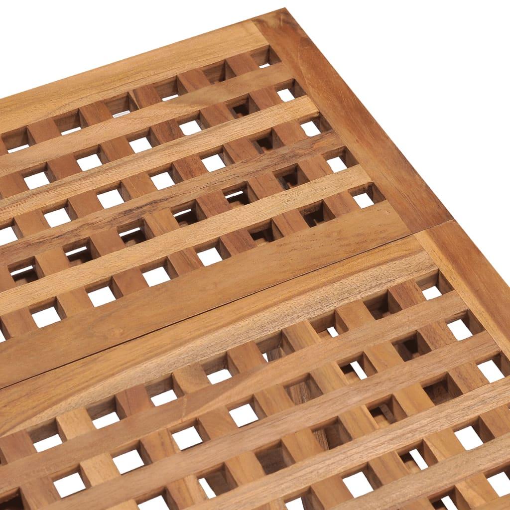 Mesa plegable de jardín madera maciza de teca