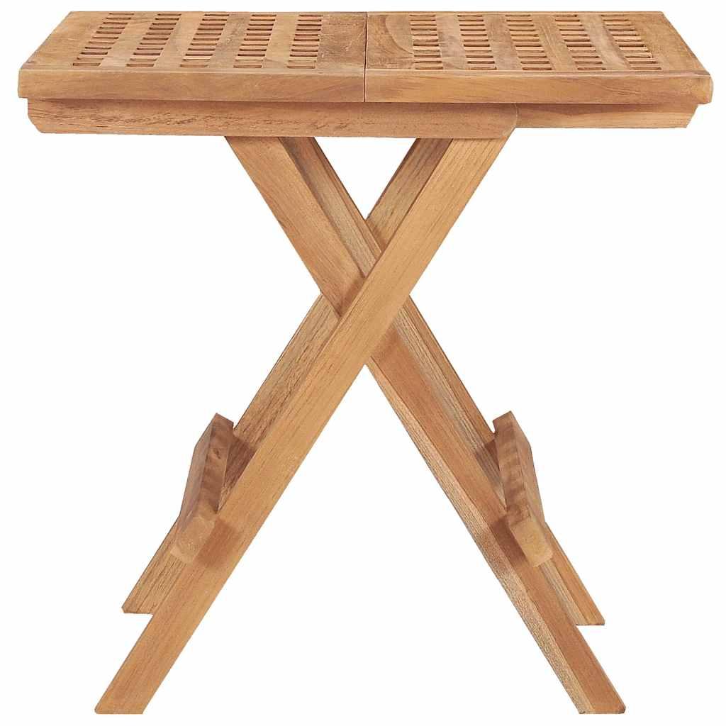 Mesa plegable de jardín madera maciza de teca