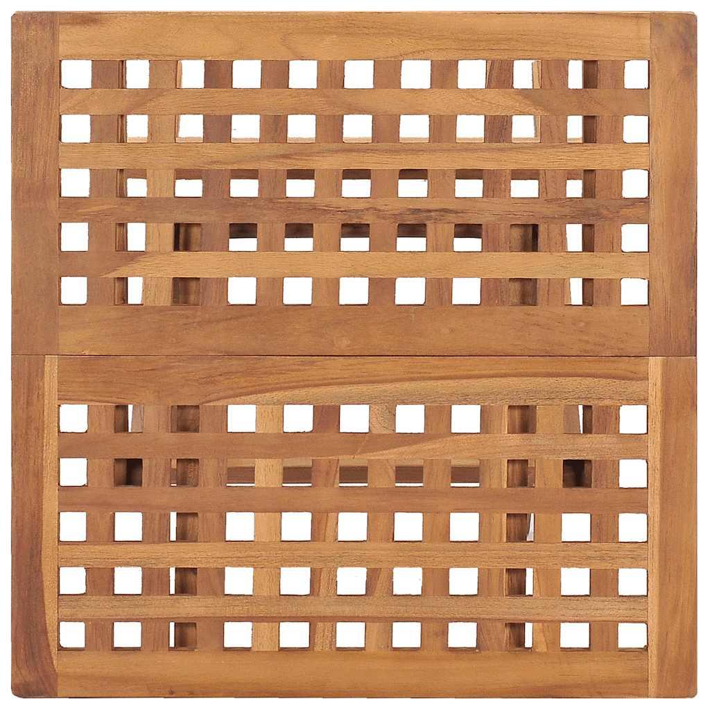 Mesa plegable de jardín madera maciza de teca