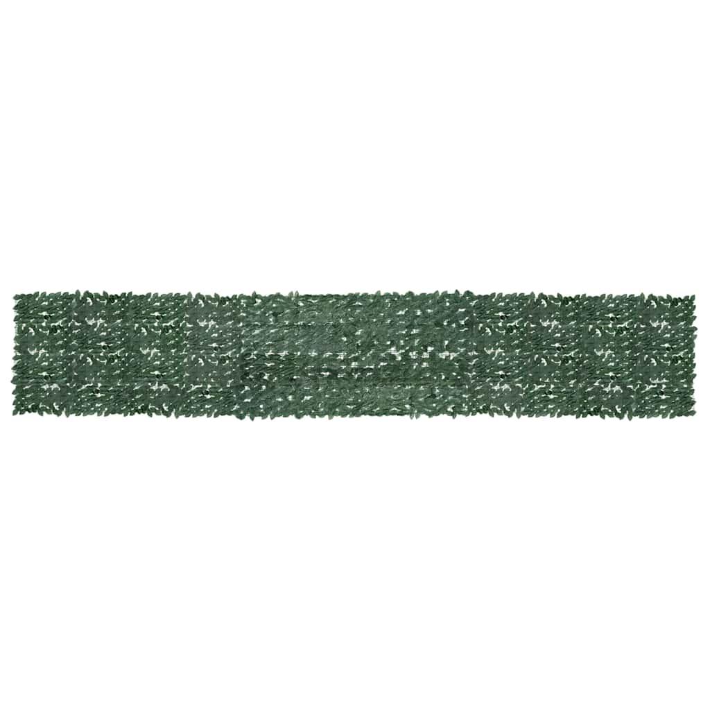 Toldo para balcón con hojas verde oscuro 300x100 cm