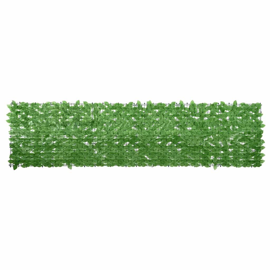 Toldo para balcón con hojas verde oscuro 300x100 cm