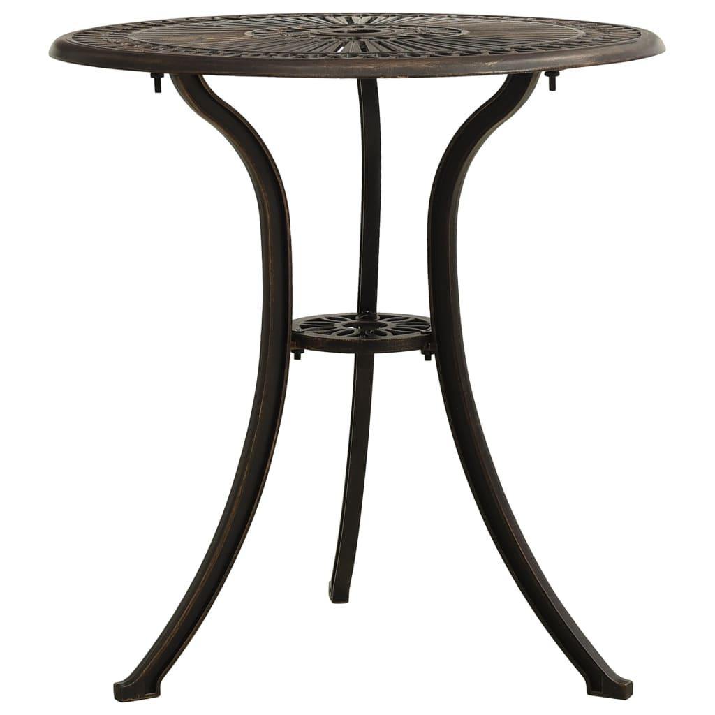 Mesa de jardín aluminio fundido