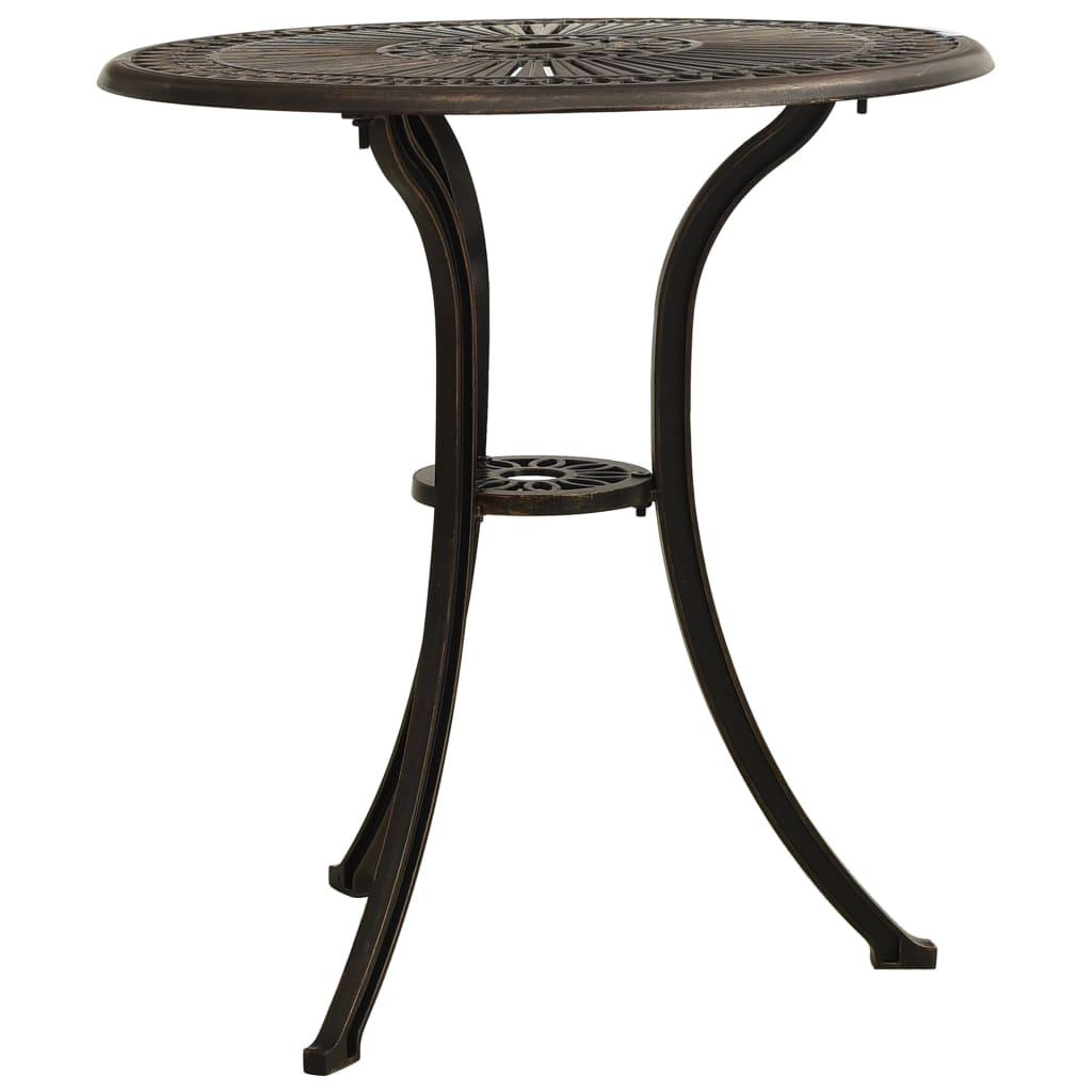 Mesa de jardín aluminio fundido