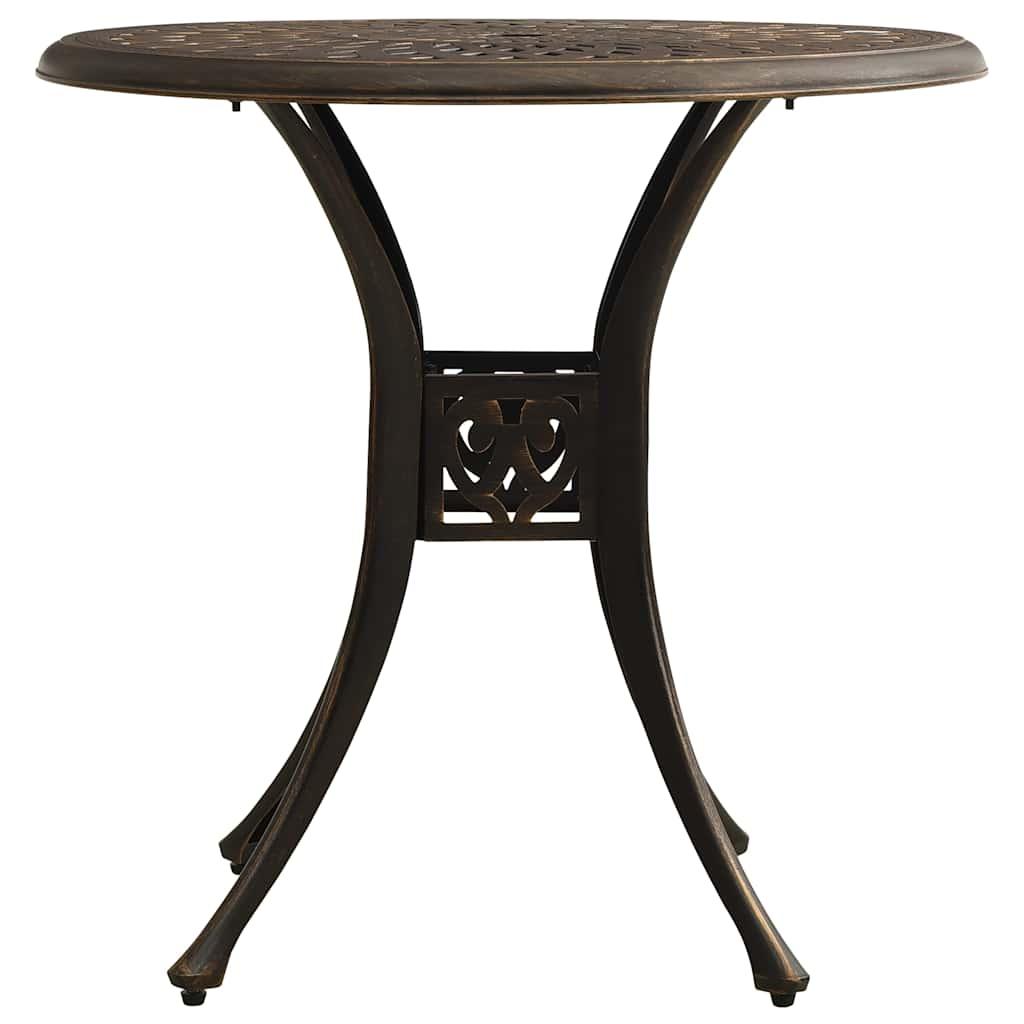 Mesa de jardín aluminio fundido