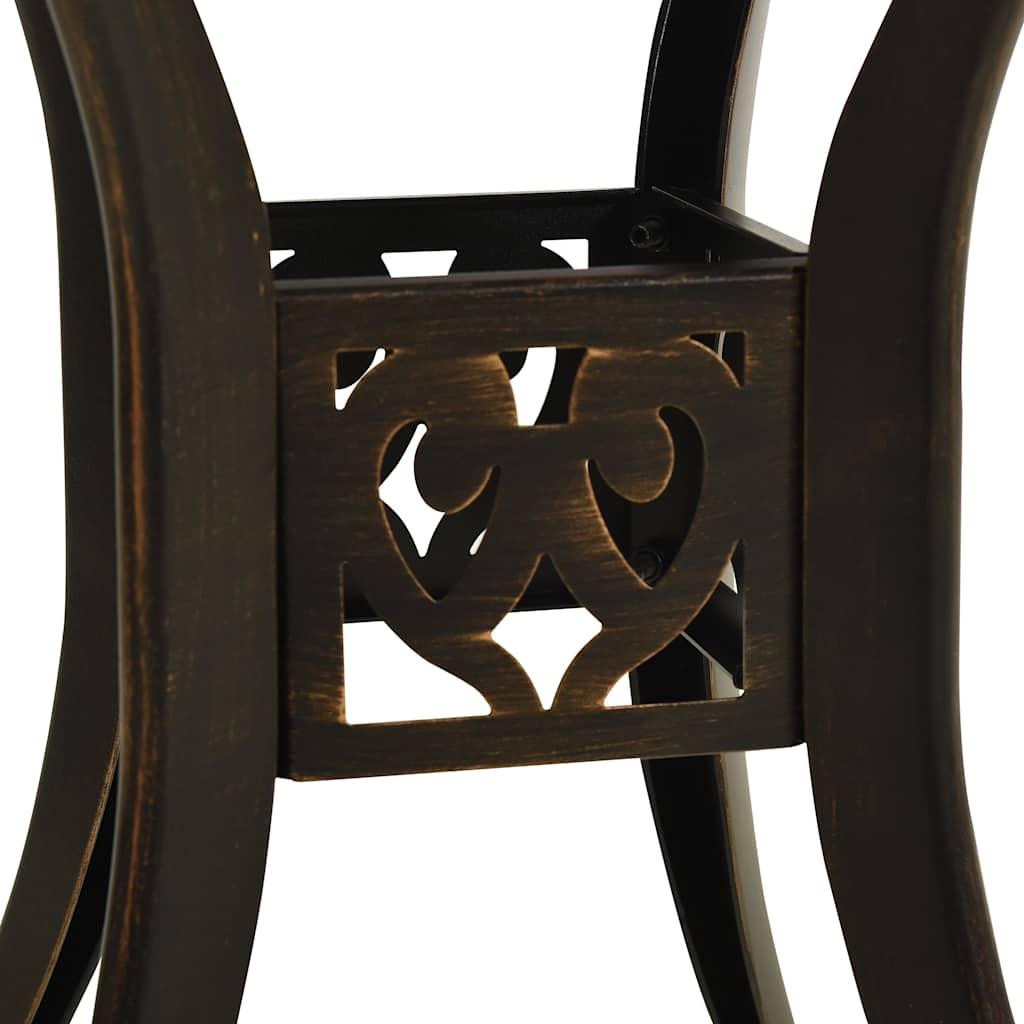 Mesa de jardín aluminio fundido