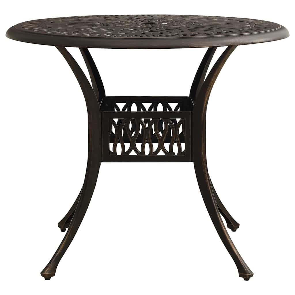 Mesa de jardín aluminio fundido