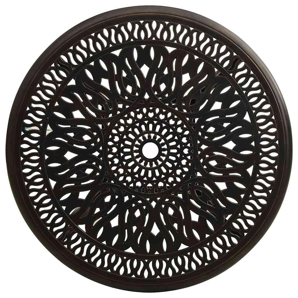 Mesa de jardín aluminio fundido
