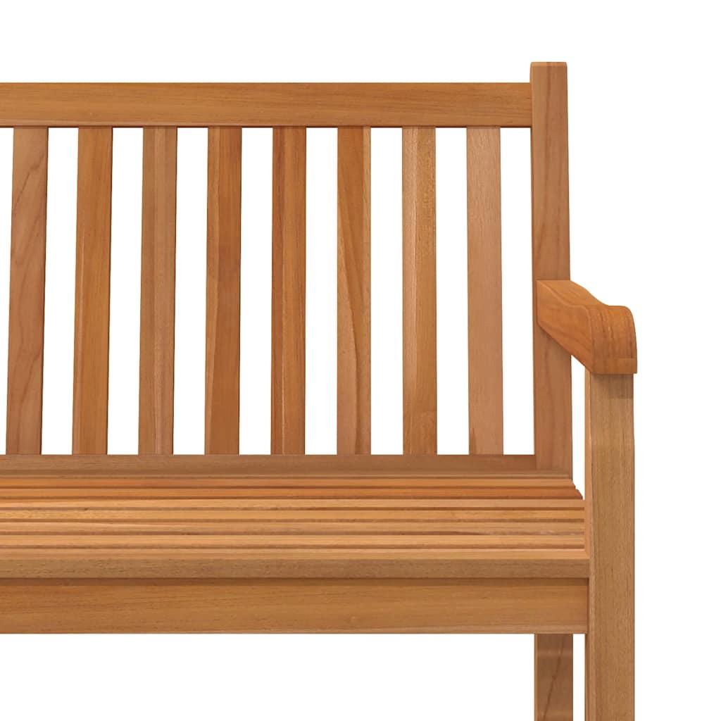 Juego de comedor para jardín 3 pzas madera maciza de teca