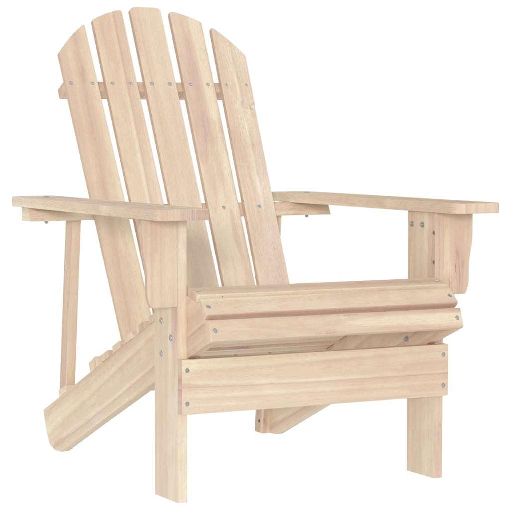 Silla de jardín Adirondack madera maciza de abeto naranja