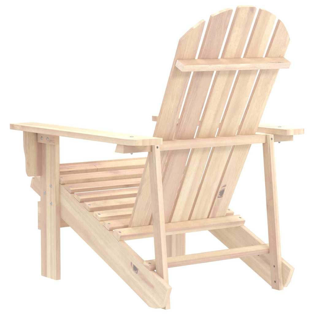 Silla de jardín Adirondack madera maciza de abeto naranja