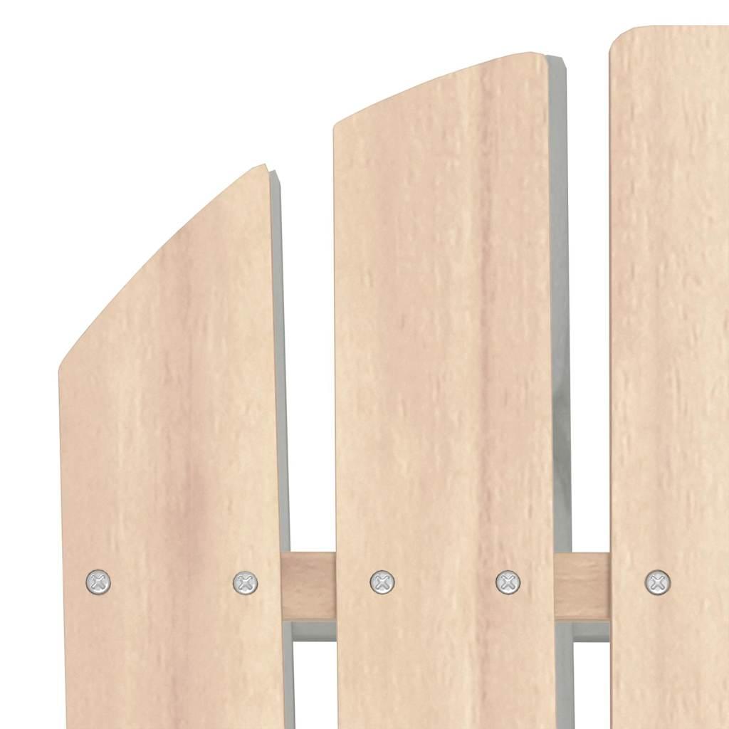 Silla de jardín Adirondack madera maciza de abeto naranja
