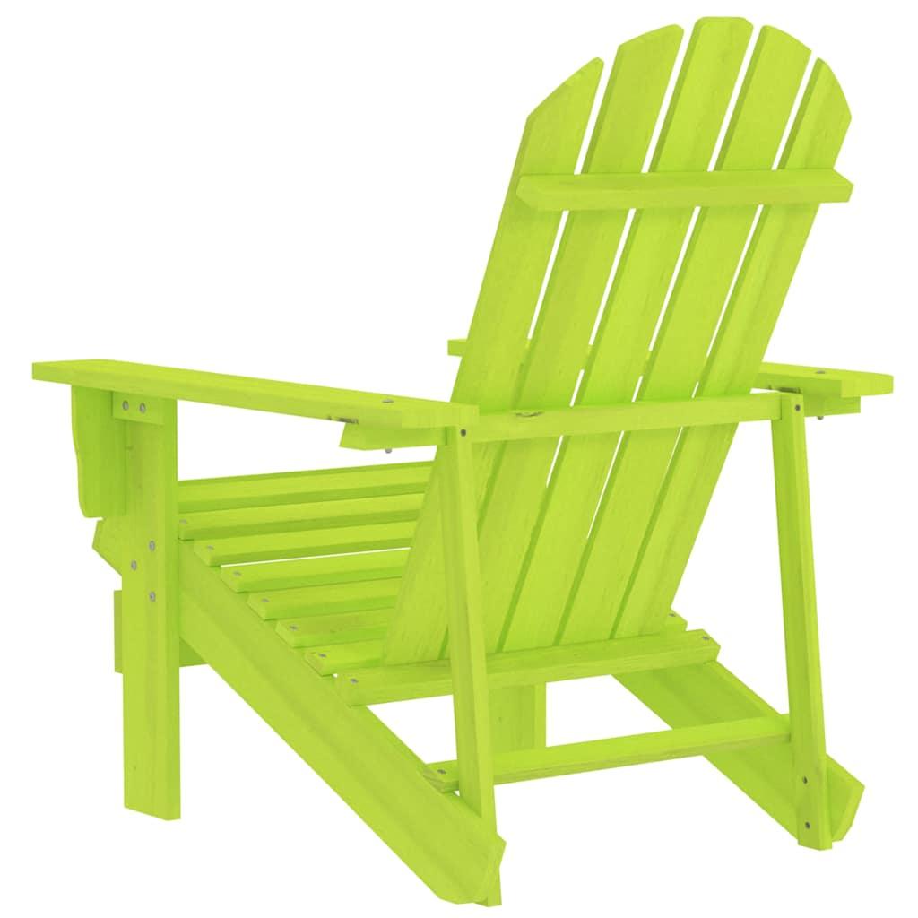 Silla de jardín Adirondack madera maciza de abeto naranja