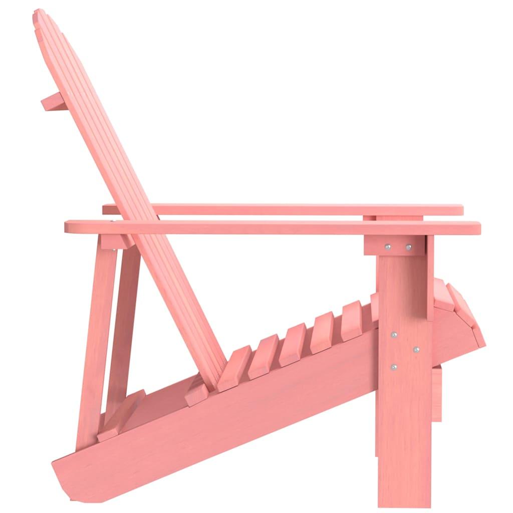 Silla de jardín Adirondack madera maciza de abeto