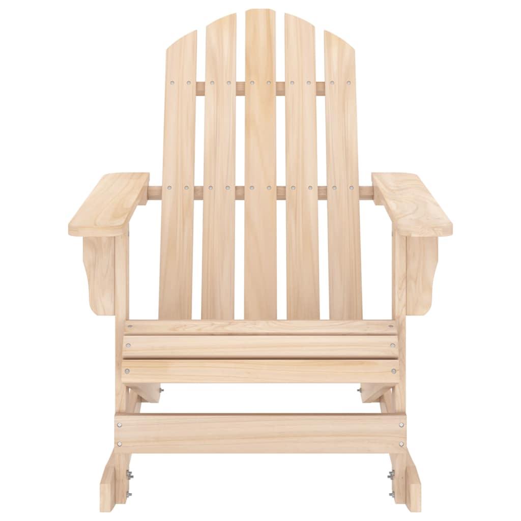 Silla mecedora de madera maciza de abeto