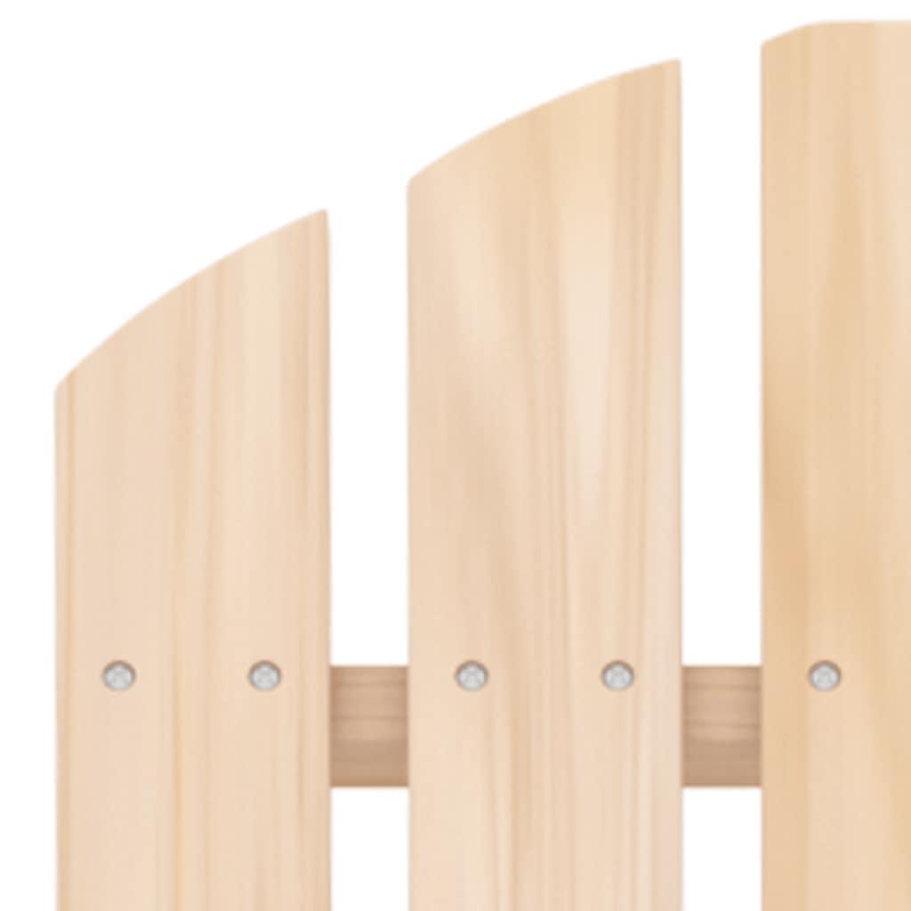 Silla mecedora de madera maciza de abeto
