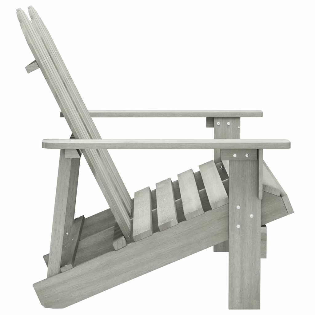 Silla Adirondack de jardín 2 plazas madera maciza