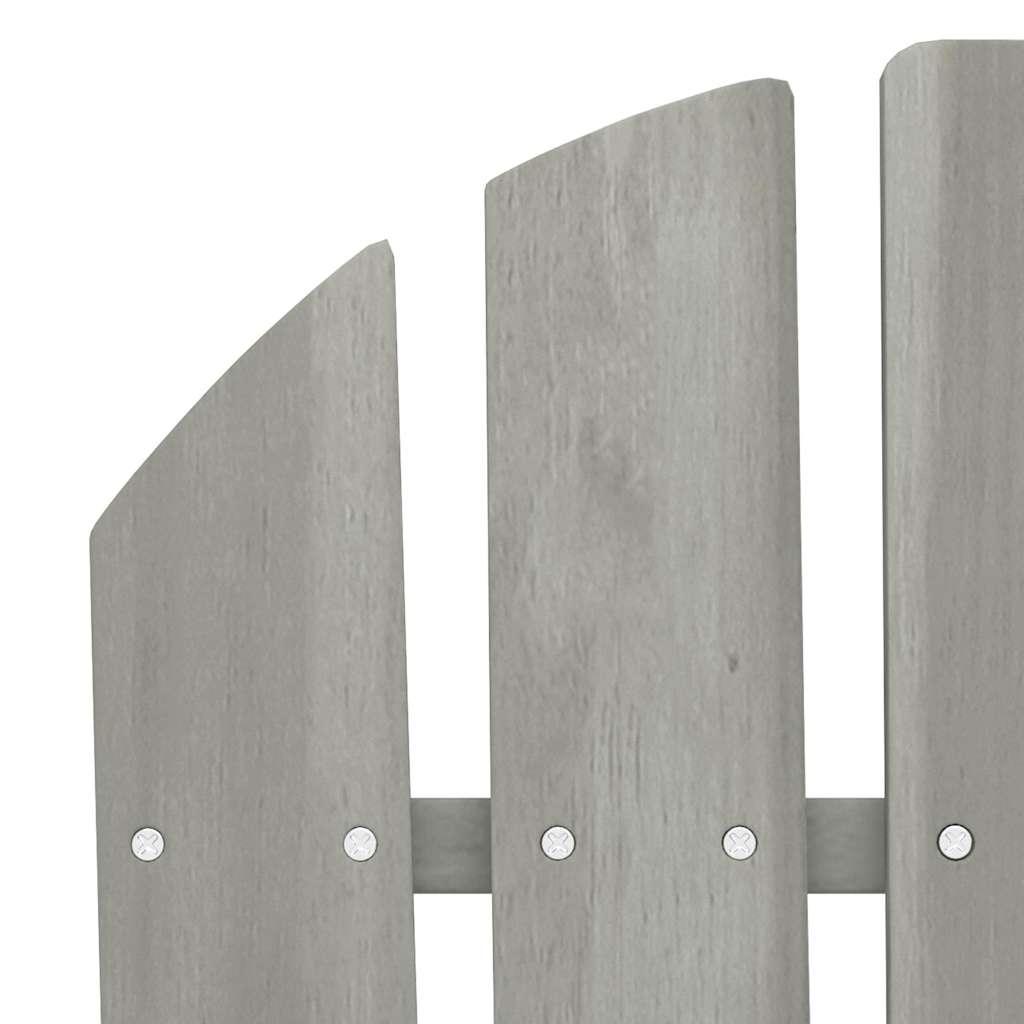 Silla Adirondack de jardín 2 plazas madera maciza