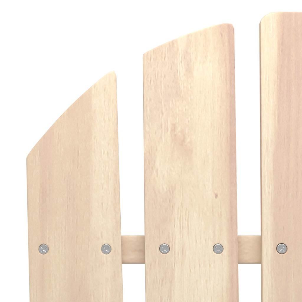 Silla Adirondack de jardín 2 plazas madera maciza
