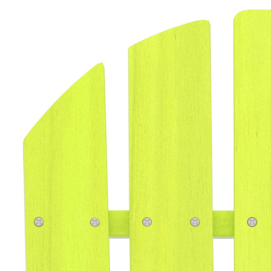 Silla Adirondack de jardín 2 plazas madera maciza abeto naranja