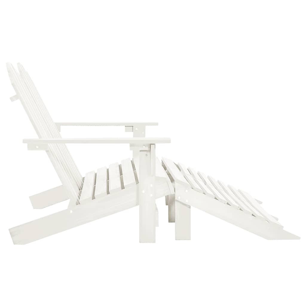 Silla Adirondack de jardín 2 plazas madera maciza