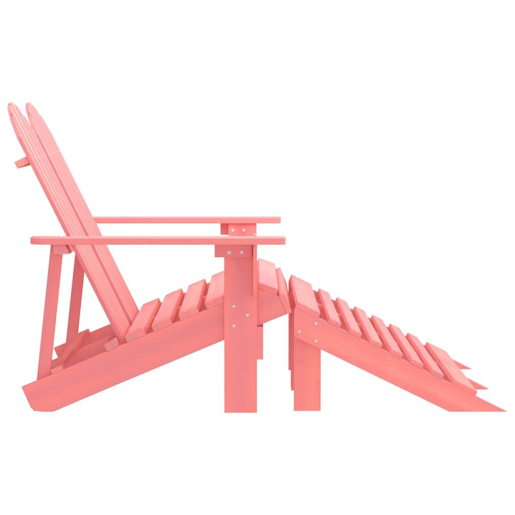Silla Adirondack de jardín 2 plazas madera maciza