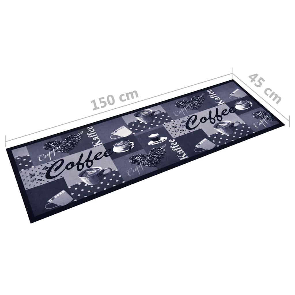 Alfombra de cocina lavable Coffee