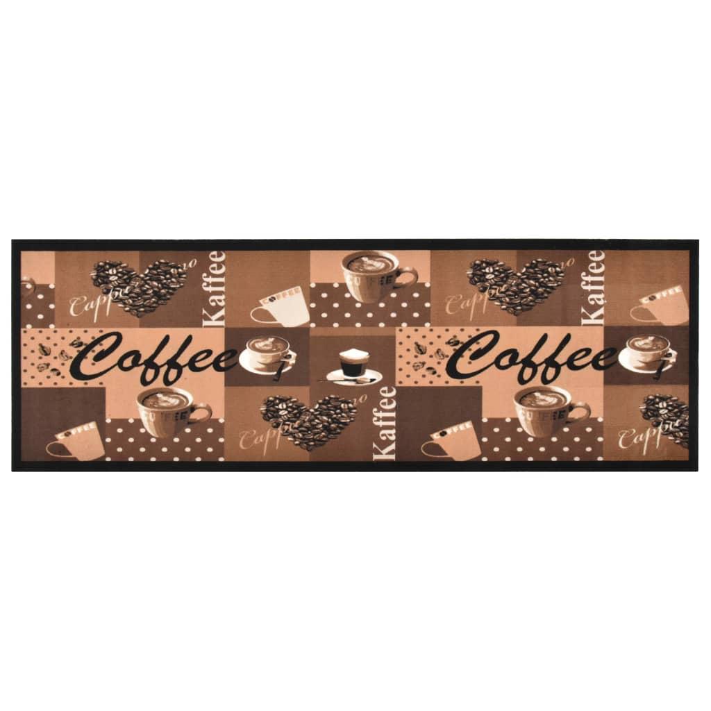 Alfombra de cocina lavable Coffee