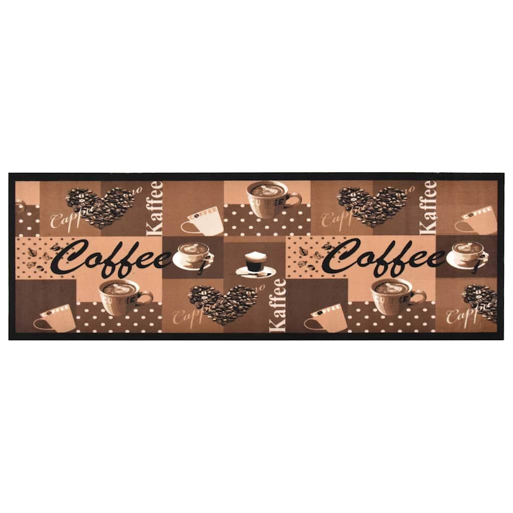 Alfombra de cocina lavable Coffee