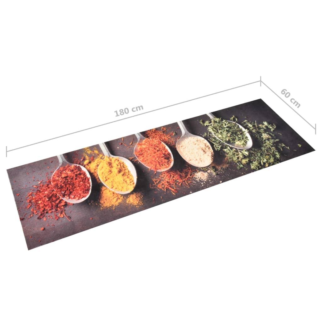 Alfombra de cocina lavable Spoons