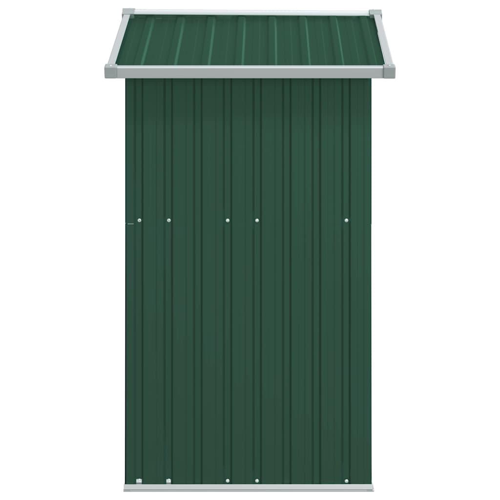 Cobertizo de jardín acero galvanizado antracita 126x97,5x177 cm