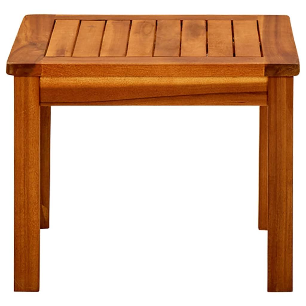 Mesa de centro de jardín madera maciza de acacia 110x110x45 cm