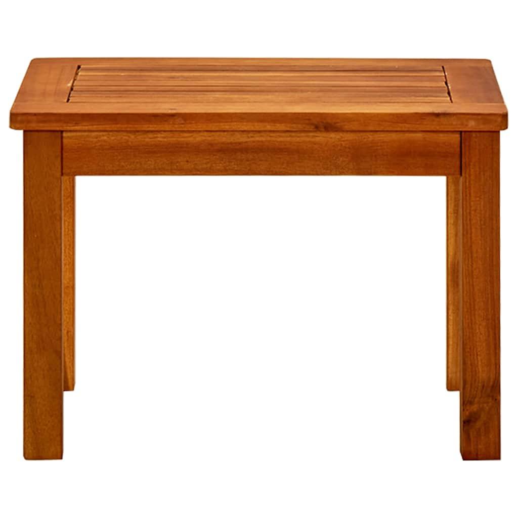 Mesa de centro de jardín madera maciza de acacia 110x110x45 cm