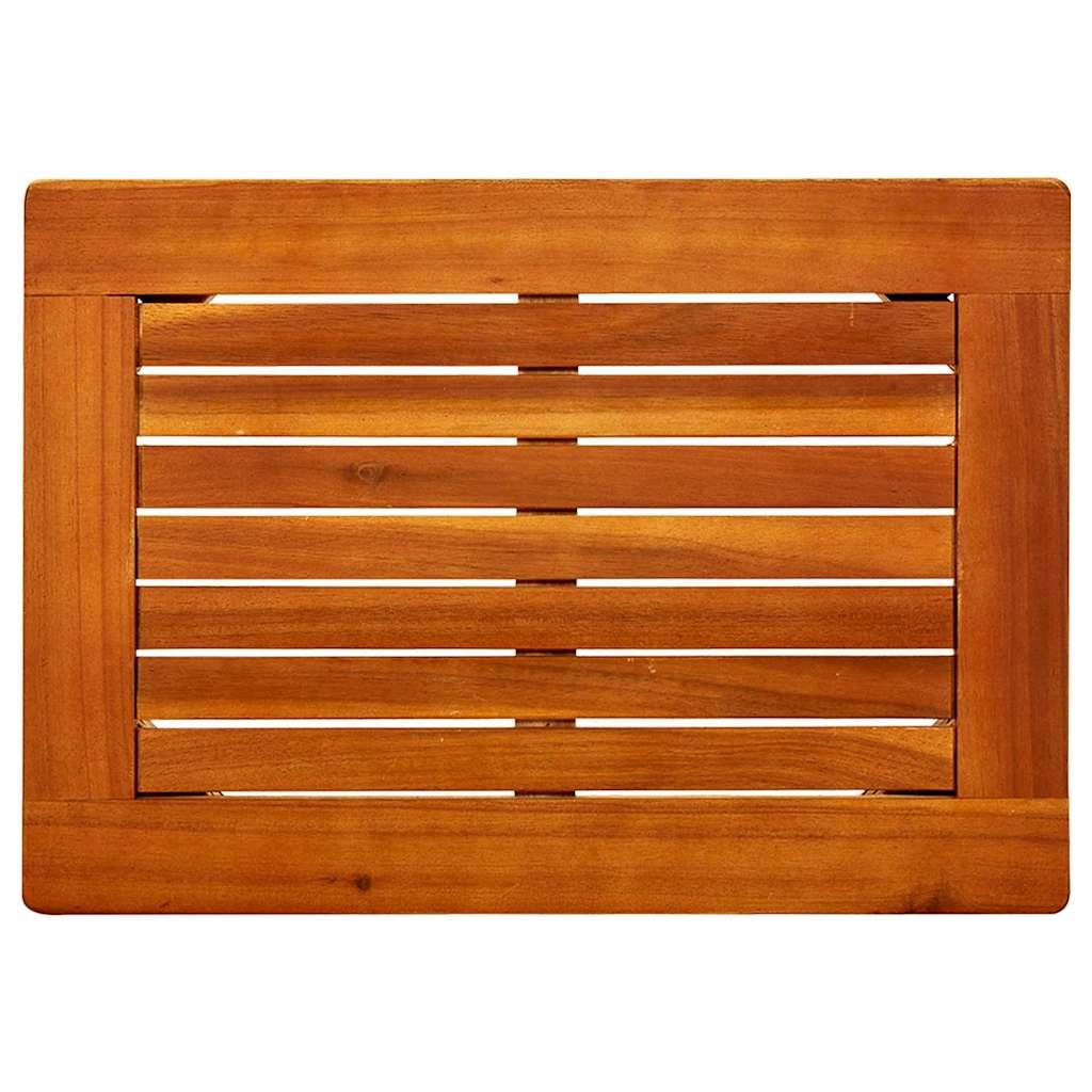 Mesa de centro de jardín madera maciza de acacia 110x110x45 cm