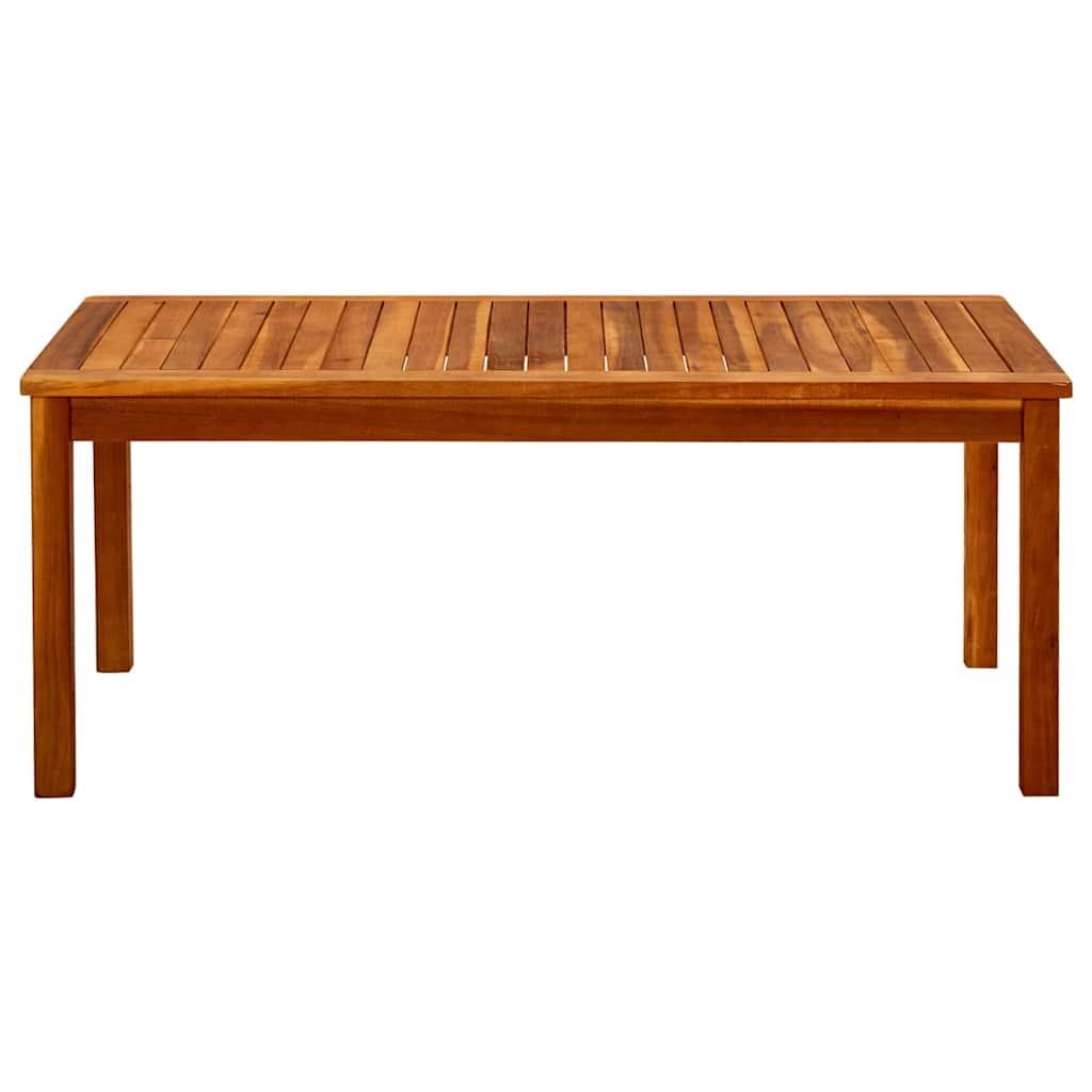 Mesa de centro de jardín madera maciza de acacia 110x110x45 cm