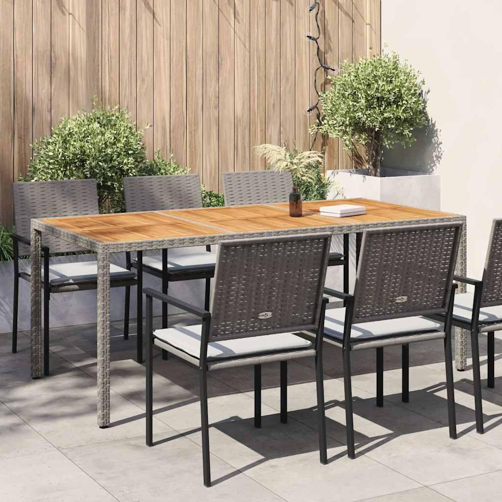 Mesa de jardín madera acacia