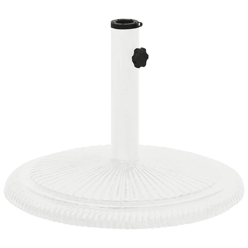 Base de sombrilla de hierro fundido negro y bronce 9 kg 40 cm
