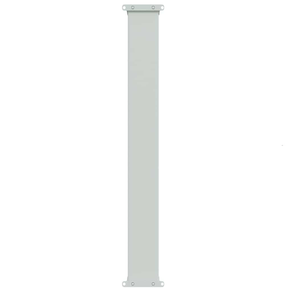 Toldo lateral retráctil para patio gris antracita 140x1200 cm