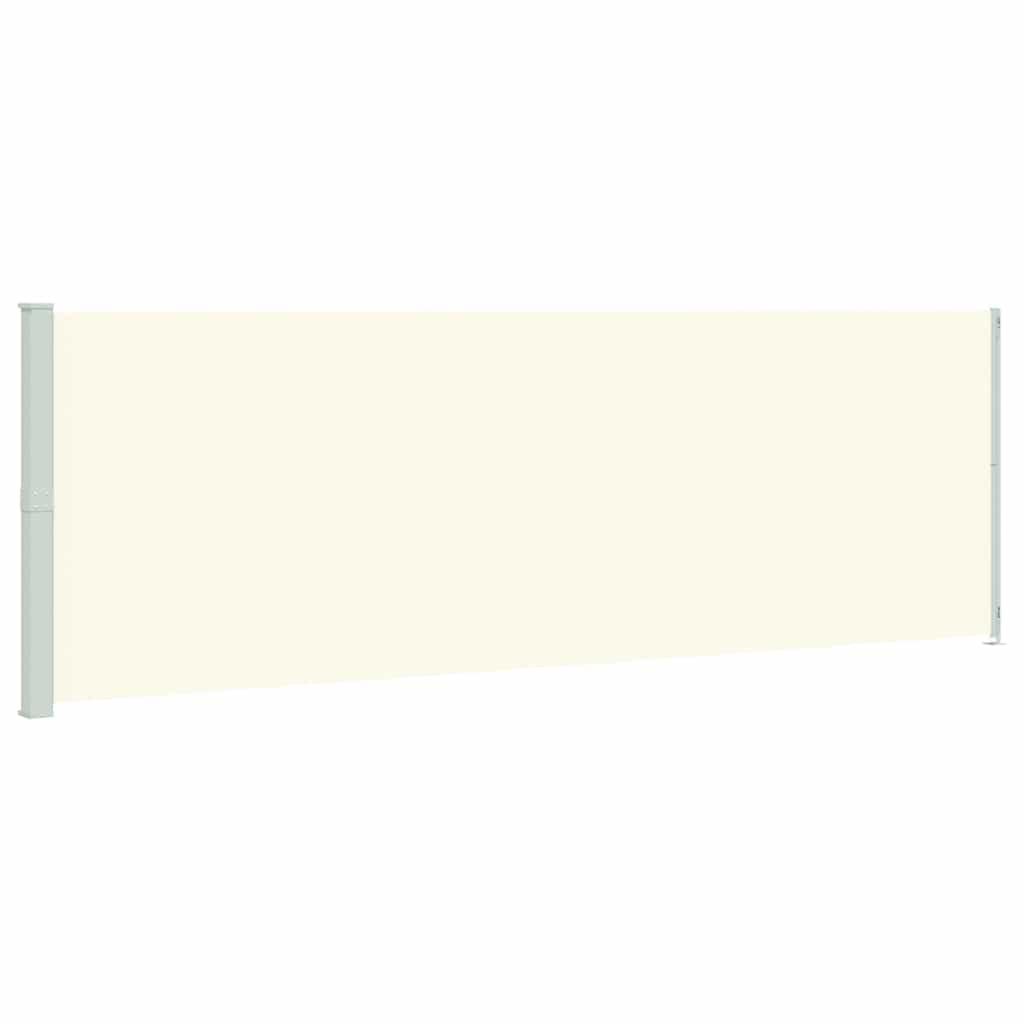 Toldo lateral retráctil para patio gris antracita 140x1200 cm