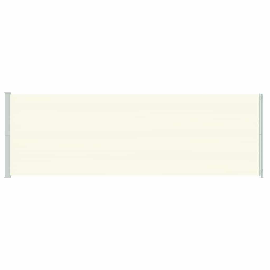 Toldo lateral retráctil para patio gris antracita 140x1200 cm