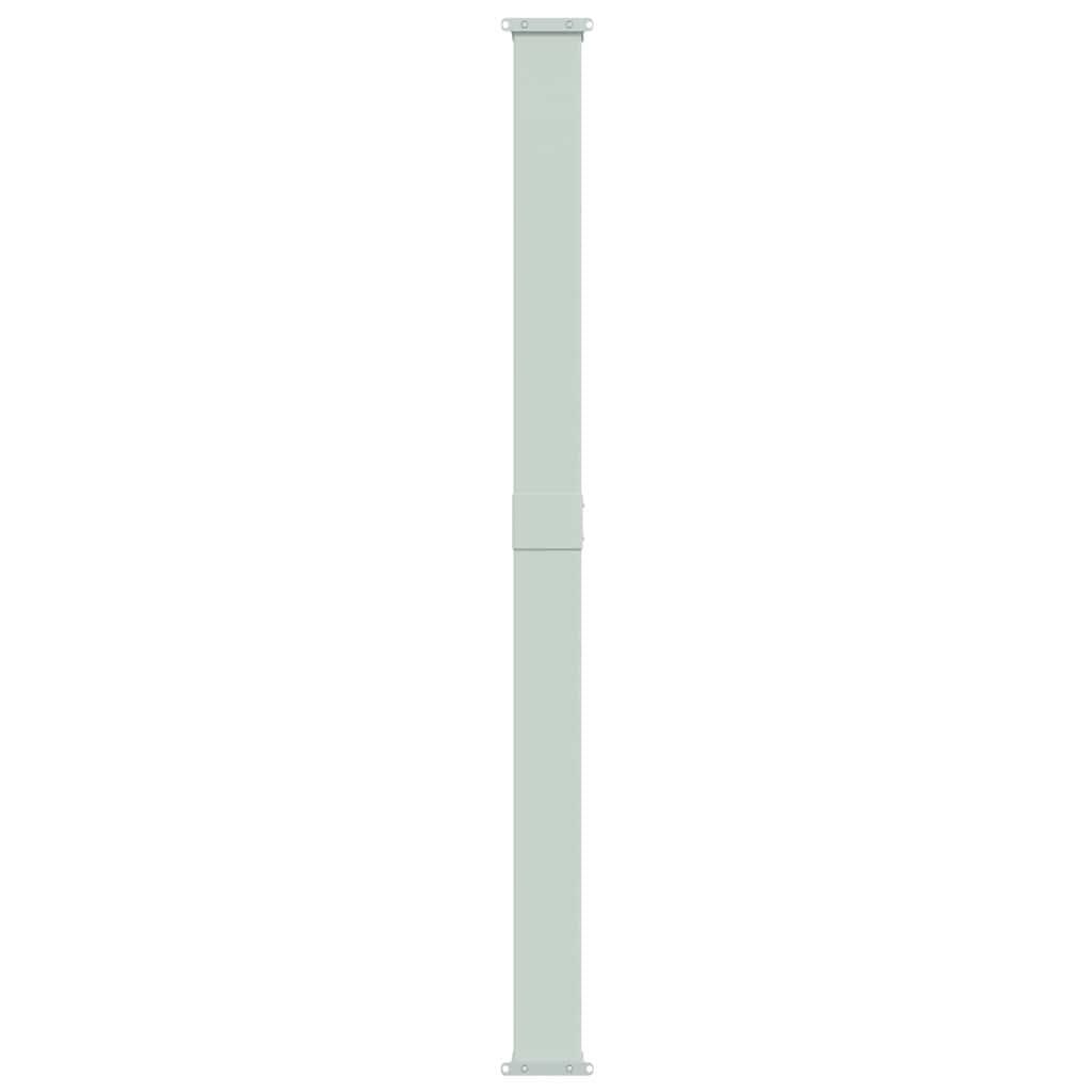Toldo lateral retráctil para patio gris antracita 140x1200 cm