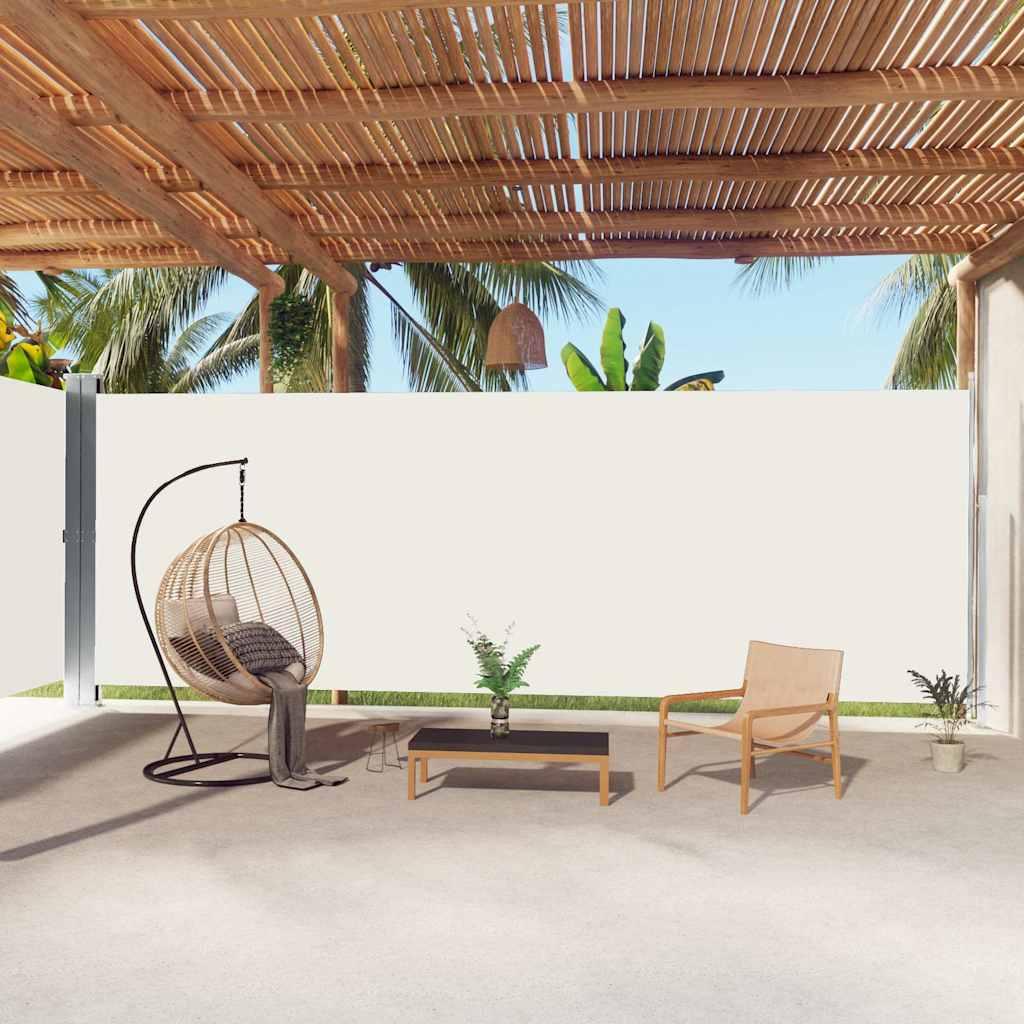 Toldo lateral retráctil gris antracita 220x1000 cm