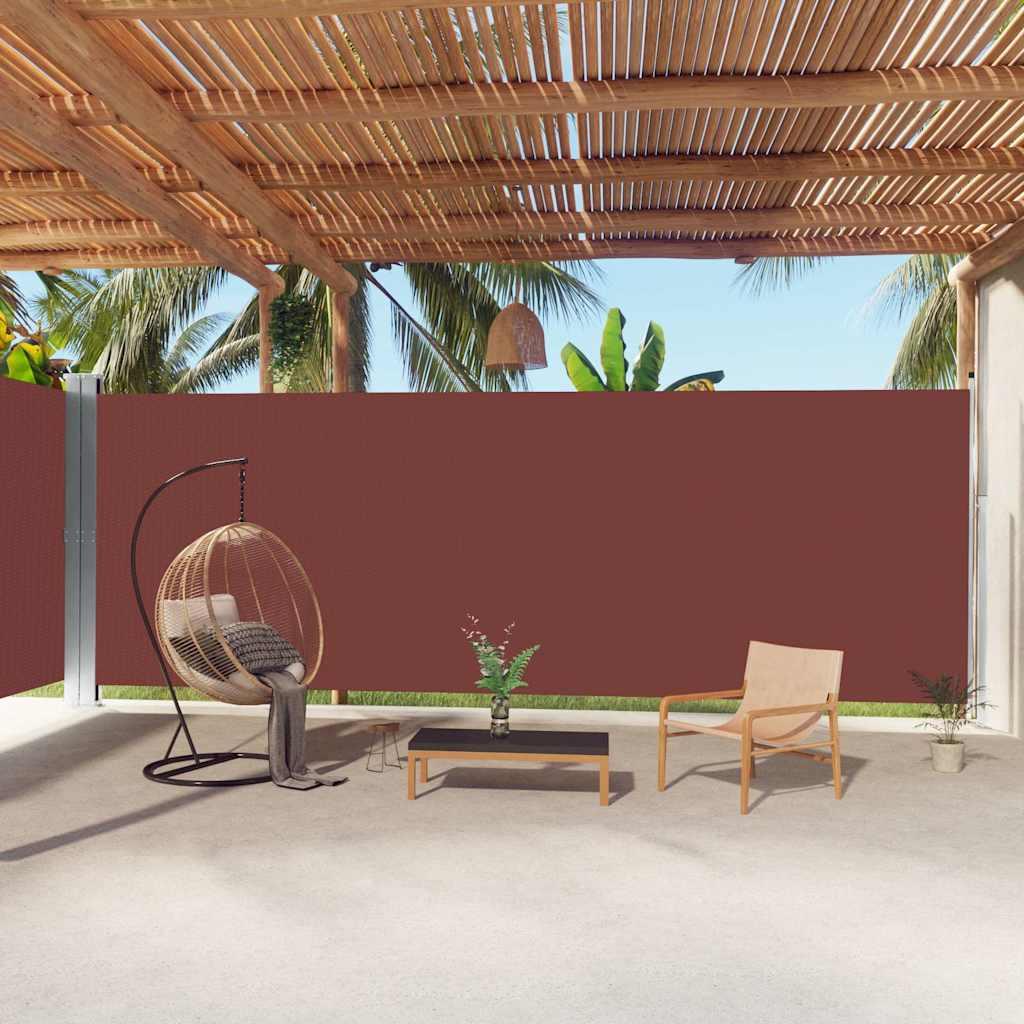 Toldo lateral retráctil gris antracita 220x1000 cm