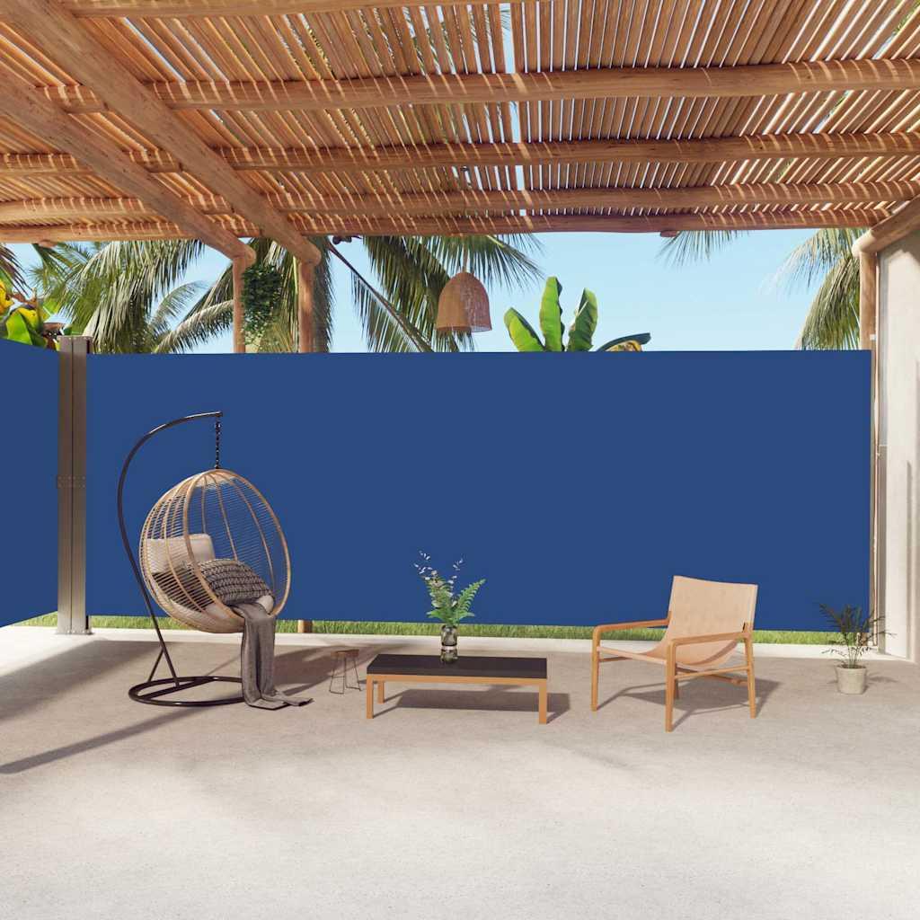 Toldo lateral retráctil gris antracita 220x1000 cm